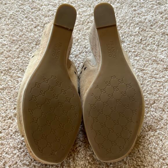 Franco Sarto Cork Wedge Slip-on - Size 10 - Picture 7 of 10